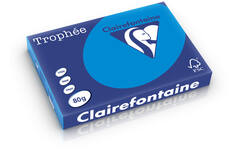 Kopieerpapier A3  diepblauw/cariben FSC houtvrij 500 vel, 80 grs.